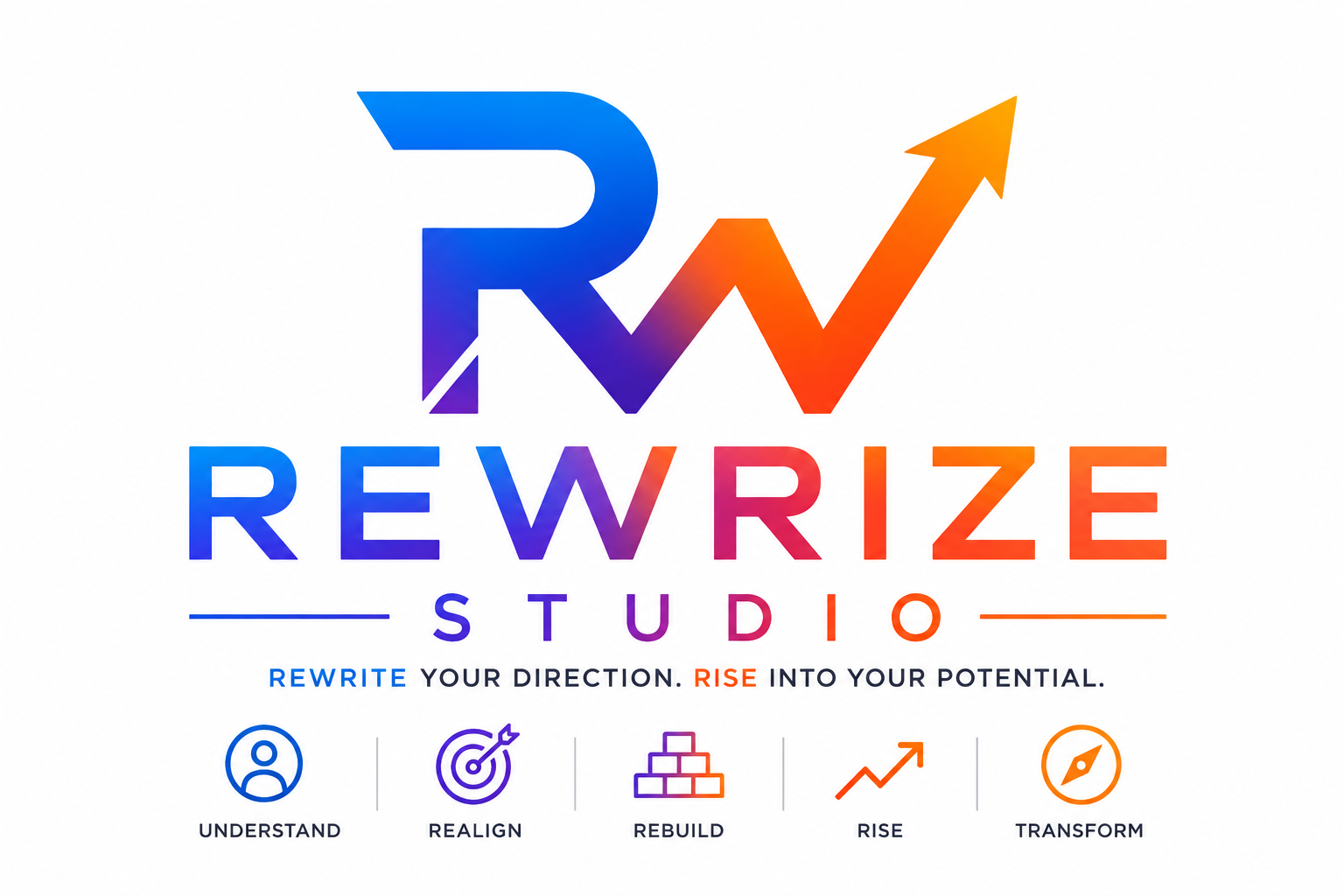 ReWrize Studio — Rewrite Your Direction. Rise Into Your Potential.